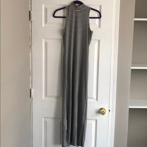 Stripped Black/White maxi dress
